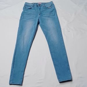 April Girl Women's Blue Size 11 Denim Skinny Jeans